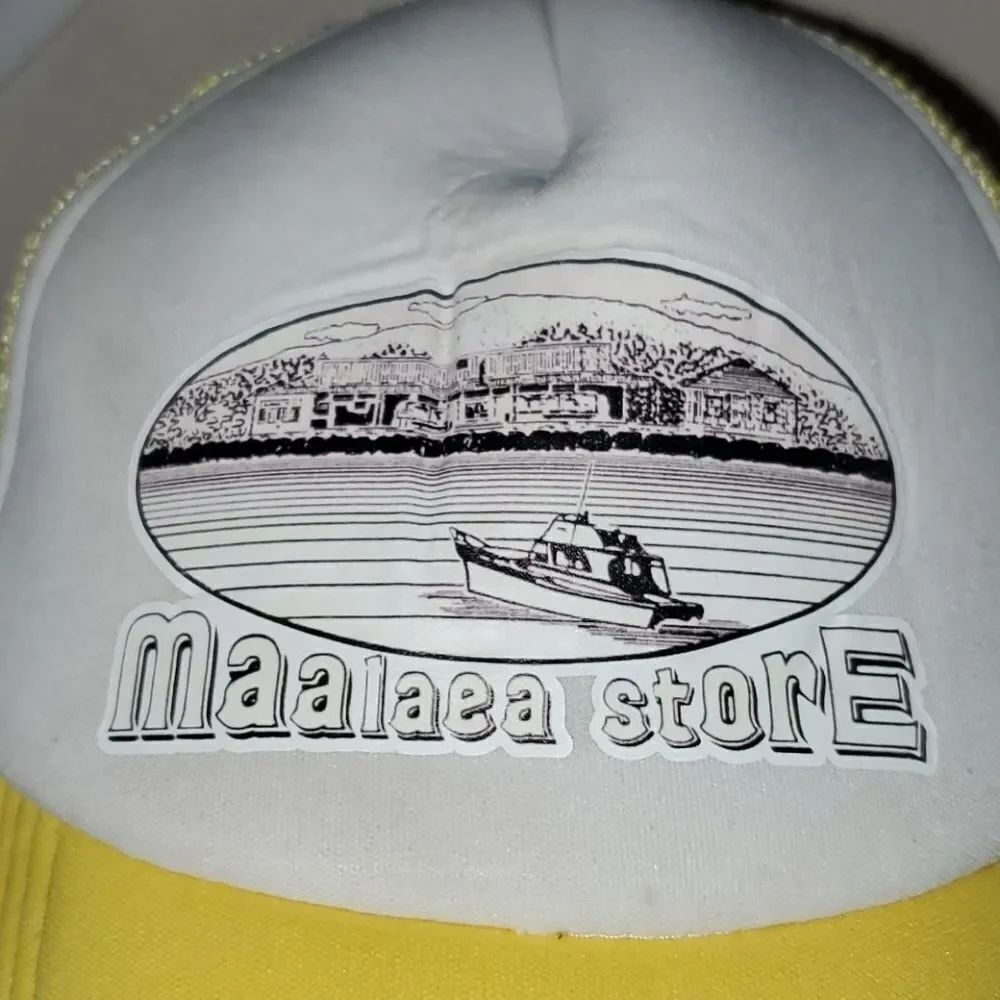 Vintage Maalaea Store Maui Hawaii Mesh Hat